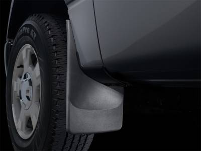 Weathertech - WeatherTech No Drill MudFlaps With fender flares/molding Black  2016 - 2023 Toyota Tacoma 120055