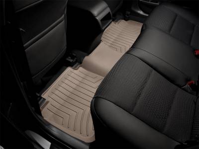 Weathertech - WeatherTech Rear FloorLiner Double cab; with rear under-seat storage Tan 2014 - 2019 Toyota Tundra 457862