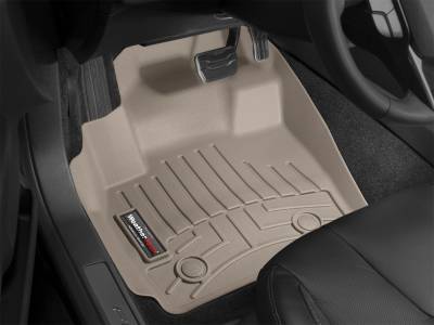 Weathertech - WeatherTech Front FloorLiner Fits regular cab only, does not fit vehicles with 4x4 floor mounted shifter Tan 2007 - 2013 Chevrolet Silverado 453431