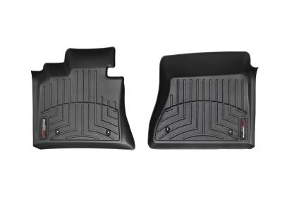 Weathertech - WeatherTech Front FloorLiner Fits SuperCab and SuperCrew models only; fits models with raised forward left corner; Does not fit models with floor-mounted manual 4x4 shifter; does not fit manual transmission; does not fit models with flow-through console B