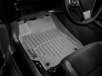 Weathertech - WeatherTech Front FloorLiner Over-the-hump: Fits Regular Cab Only; Fits 1500 models only Grey 2014 - 2018 Chevrolet Silverado 465451