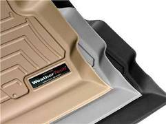 Weathertech - WeatherTech Rear FloorLiner Fits both AWD and RWD; Fits vehicle with 2 zone climate control Black 2014 + Maserati Quattroporte 445652