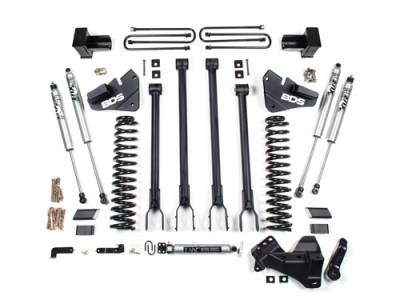 BDS - BDS Suspension Lift Kit  4in Front 4Link C/O /2in Rear 2 Leaf (1539H)