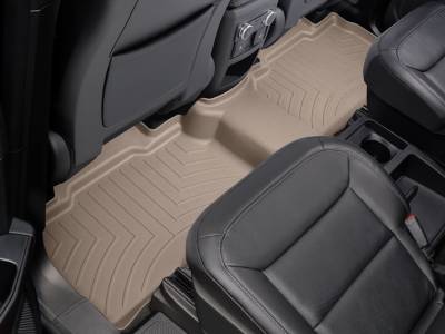 Weathertech - WeatherTech Rear FloorLiner Crew Cab; vehicles with rear under seat storage Tan 2019 - 2024 Dodge Ram  Truck 1500 4514283