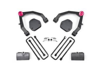 Zone - ZONE  3.5" Upper Control Arm Kit w/ Nitro Shocks 2007-2013 Silverado/Sierra 1500 2WD (ZONC30N)