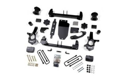 Zone - ZONE  4.5" Lift Kit w/ Nitro Shocks 2014-2016 Silverado/Sierra 1500 4WD Alum/Stamped Arms (ZONC28N)