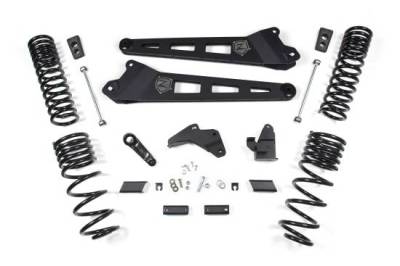 Zone - ZONE  5.5" Repalcement Radius Arm Kit w/ Nitro Shocks 2014-2018 RAM 2500 *GAS* (ZOND69N)