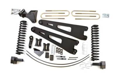 Zone - ZONE  6" Radius Arm Lift Kit w/ Nitro Shocks 2005-2007 F-250/F-350 *Diesel*  (ZONF38N)