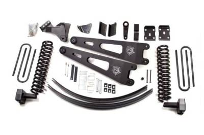 Zone - ZONE  6" Radius Arm Lift Kit w/ Nitro Shocks 2011-2014 F-250/F-350 w/ Overload (ZONF33N)