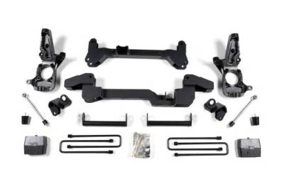 Zone - ZONE  6" Torsion Bar Drop Lift Kit w/ Nitro Shocks 2001-2010 Silverado/Sierra HD (ZONC5N)