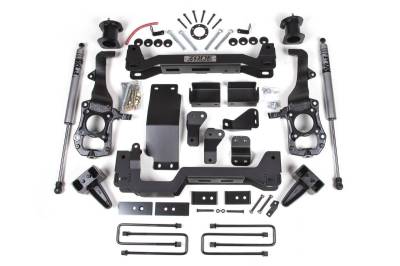 Zone - ZONE 6" Lift Kit  w/ Nitro Shocks  2021+  F-150  4WD  w/ 5" Rear Block (ZONF90N)