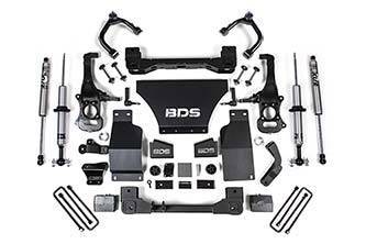 BDS - BDS 4 Inch Lift Kit Chevy Silverado or GMC Sierra 1500 (19-24) 4WD Gas (1800FSR)