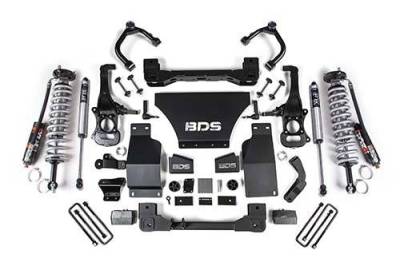 BDS - BDS 4 Inch Lift Kit FOX 2.5 Performance Elite Coil-Over Chevy Trail Boss or GMC AT4 1500 (19-24) 4WD Gas (1805FPE)