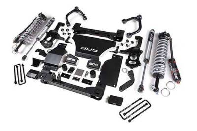 BDS - BDS 4 Inch Lift Kit FOX 2.5 Performance Elite Coil-Over Chevy Silverado or GMC Sierra 1500 (19-24) 4WD Gas (1800FPE)