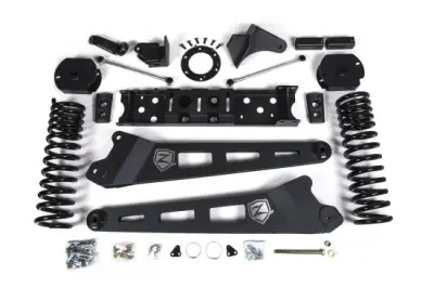 Zone - ZONE  4.5"  Radius Arm Kit  w/ Nitro  Shocks  2019+  Ram 2500  DIESEL  6-Bolt T Case  (ZOND78N)