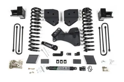 Zone - ZONE  4" Lift Kit   w/Dual Stabilizers   2017-2019   F250/F350   DIESEL   3-Leaf Main   *No Shocks*  (ZONF87)