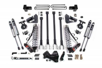 BDS - BDS 5 Inch Lift Kit w/ 4-Link FOX 2.5 Performance Elite Coil-Over Conversion and Rear Block Kit for Ford F250/F350 Super Duty (20-22) 4WD Diesel (1567FPE)