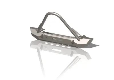 Crawltek Revolution - Pyro Mid-Width Front Bumper w/ Stinger | Jeep Wrangler CJ/YJ/TJ