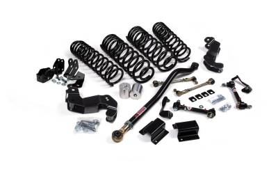 JKS - 2020-2024 Jeep Gladiator (JT) 4WD 3-3.5" J-Kontrol Suspension Lift Kit, 1.5-2" Rear (Mojave) w/ Shock Extension Brackets