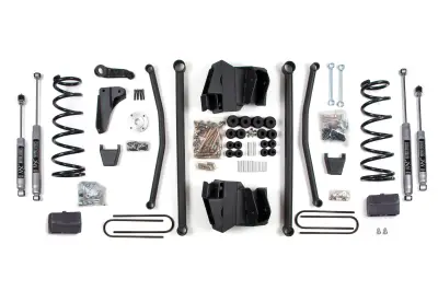 BDS - BDS 8 Inch Lift Kit Long Arm w/NX2 Shocks, Block for 4" Axle for Manual Dodge Ram 2500/3500 (2008) 4WD Diesel (1746H)