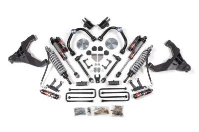 BDS - BDS 3 Inch Lift Kit FOX Coil-Over Conversion and Block Kit w/Factory Overload for Chevy Silverado or GMC Sierra 2500HD/3500HD (20-24) Diesel 4WD (1828FPE)