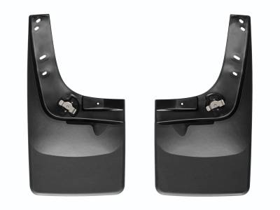 WeatherTech No Drill MudFlaps Fits 1500 models Black 2014 - 2018 GMC Sierra/Sierra Denali 110036