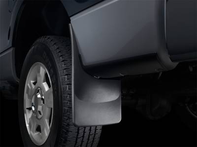 WeatherTech No Drill MudFlaps Without Wheel Lip moulding Black  2015 - 2020 Ford F-150 120050